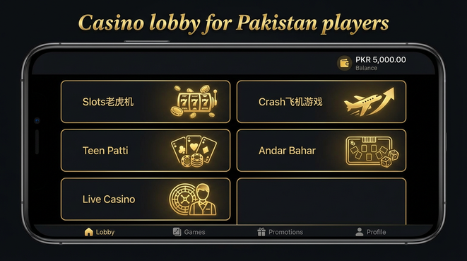 Lobby view of SixGame for Pakistan users - 4
